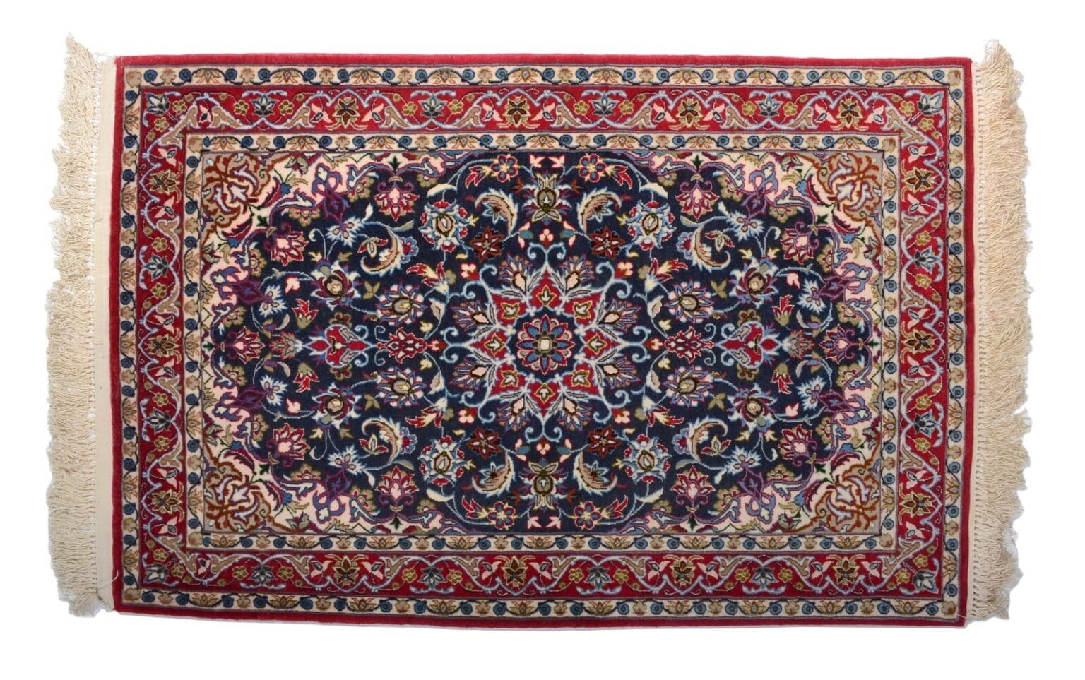 Perserteppich Isfahan 105 x 68 cm Wolle handgeknüpft