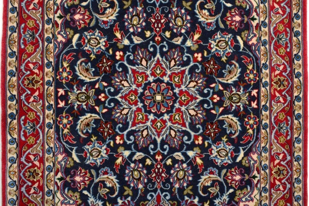 Perserteppich Isfahan 105 x 68 cm Wolle handgeknüpft