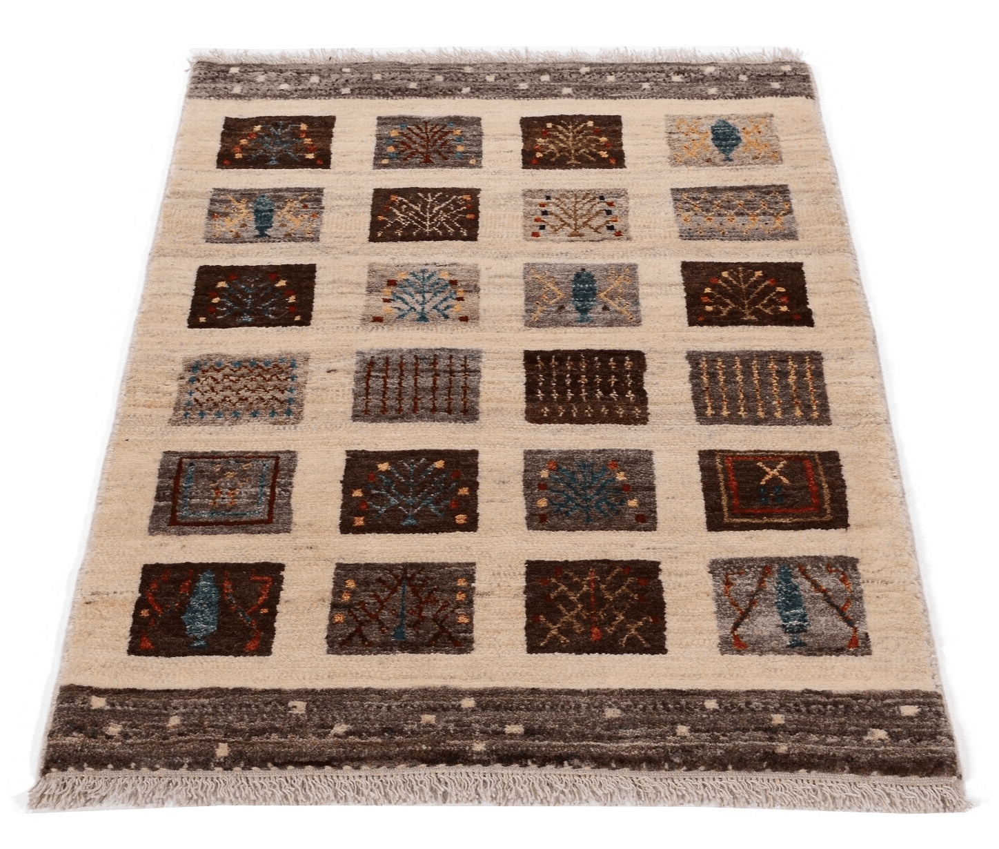 Perserteppich Gabbeh 132x83 cm Wolle handgeknüpft