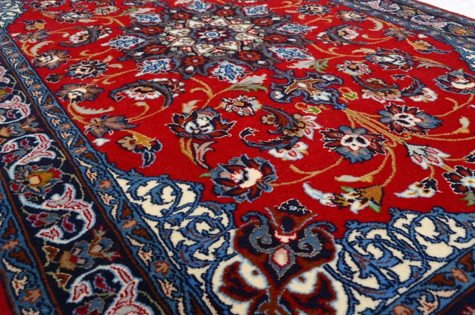 Perserteppich Isfahan 114 x 71 cm Wolle handgeknüpft