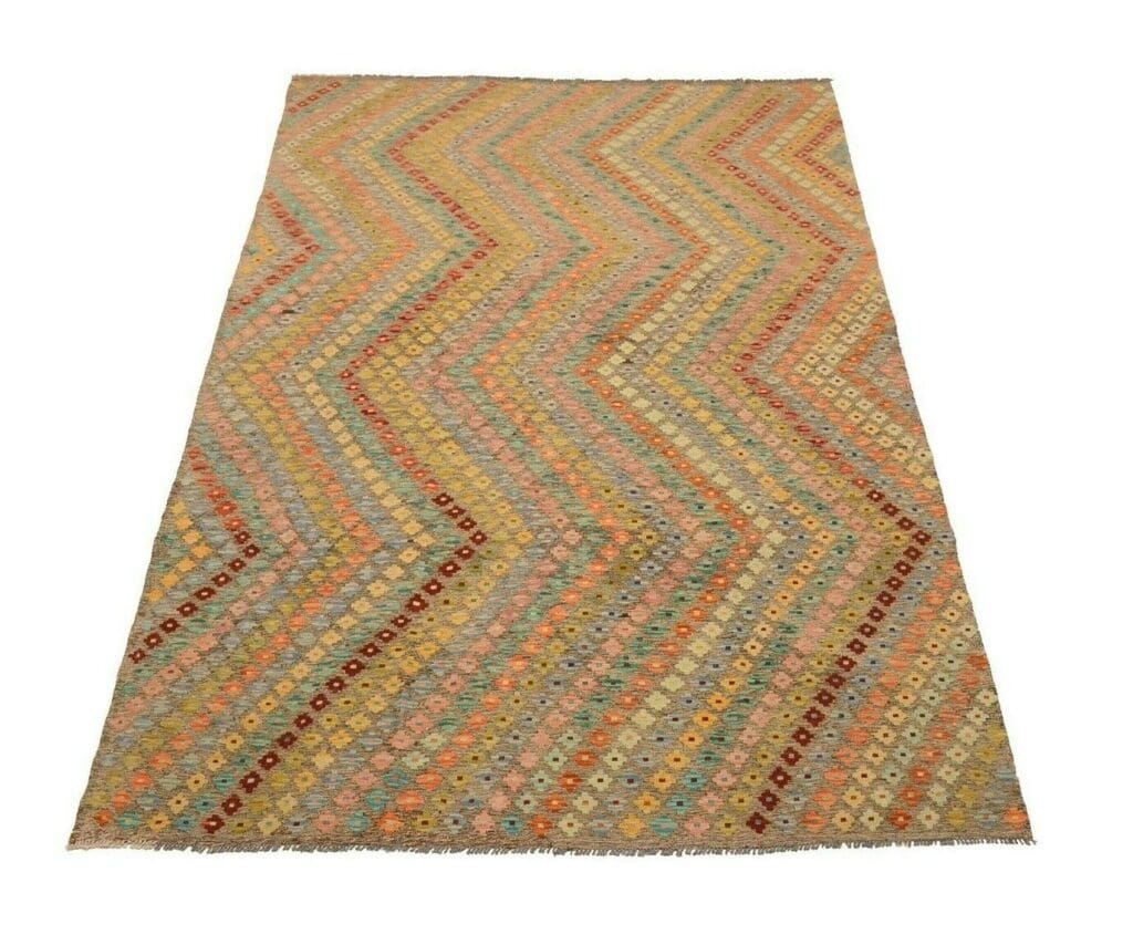 handgewebter-afghan-kelim-303-x-200-cm-in-pastellfarben-orientteppich Orientteppich Afghan 303 x 200 cm Wolle handgewebt