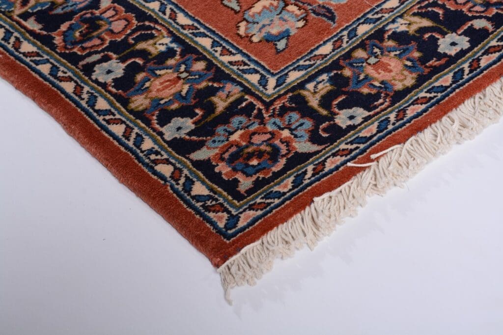 Perserteppich Kashan 295 x 98 cm Wolle handgeknüpft