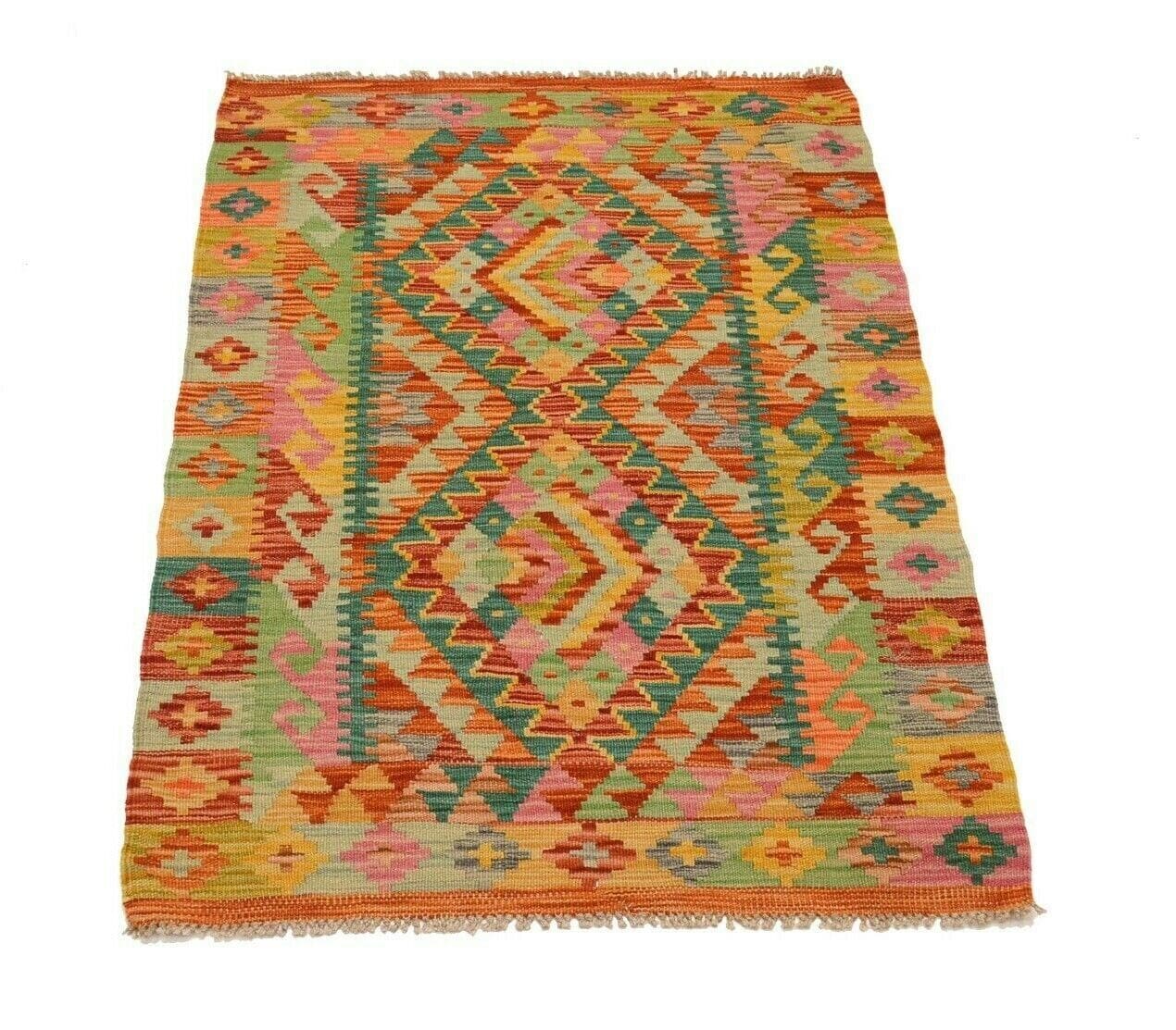 Orientteppich Afghanistan 117 x 84 cm Wolle handgewebt