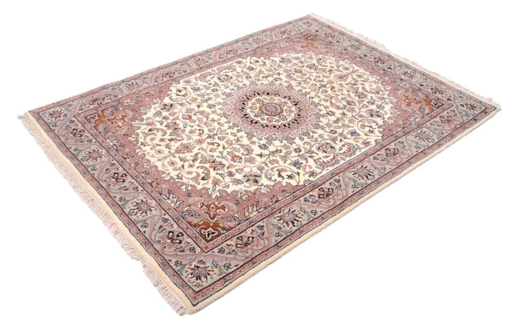 Orientteppich 192x140 cm Wolle handgeknüpft