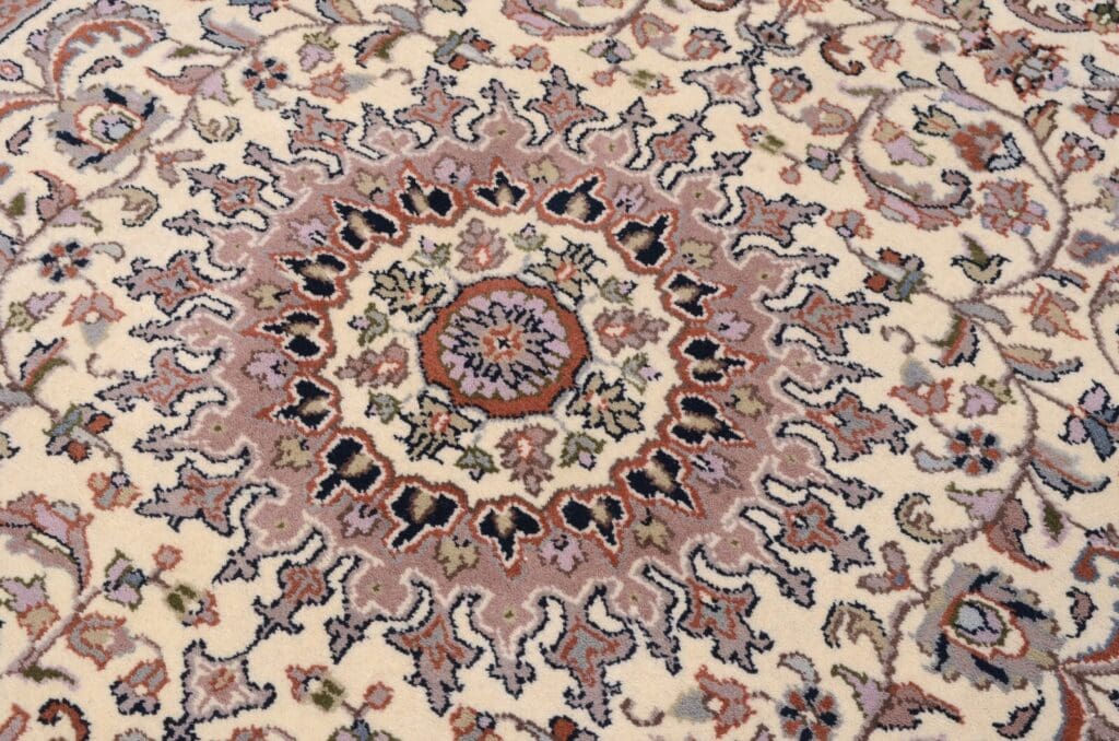 Orientteppich 192x140 cm Wolle handgeknüpft
