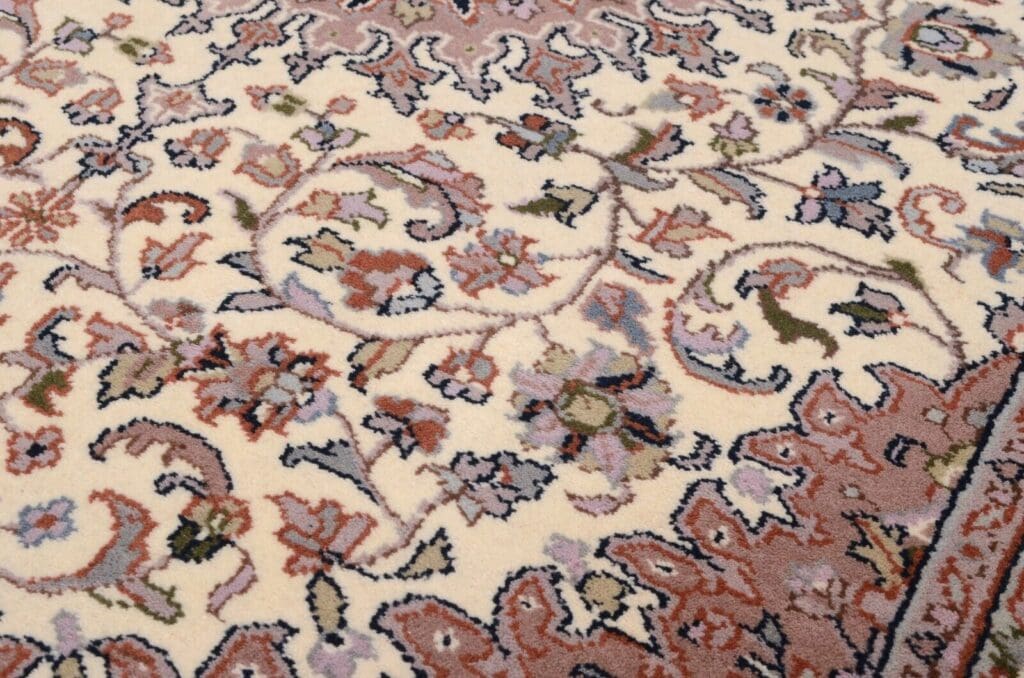 Orientteppich 192x140 cm Wolle handgeknüpft