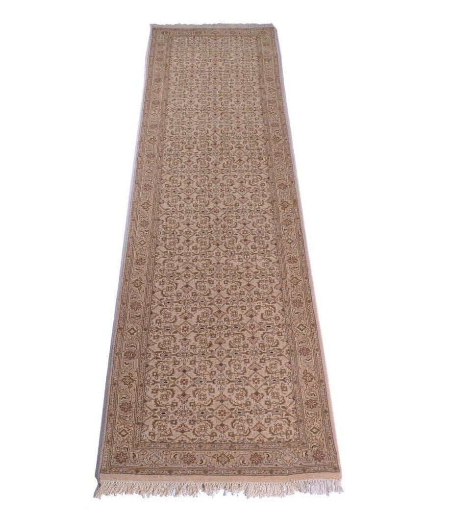 Orientteppich Indien 80 x 400 cm Wolle handgeknüpft