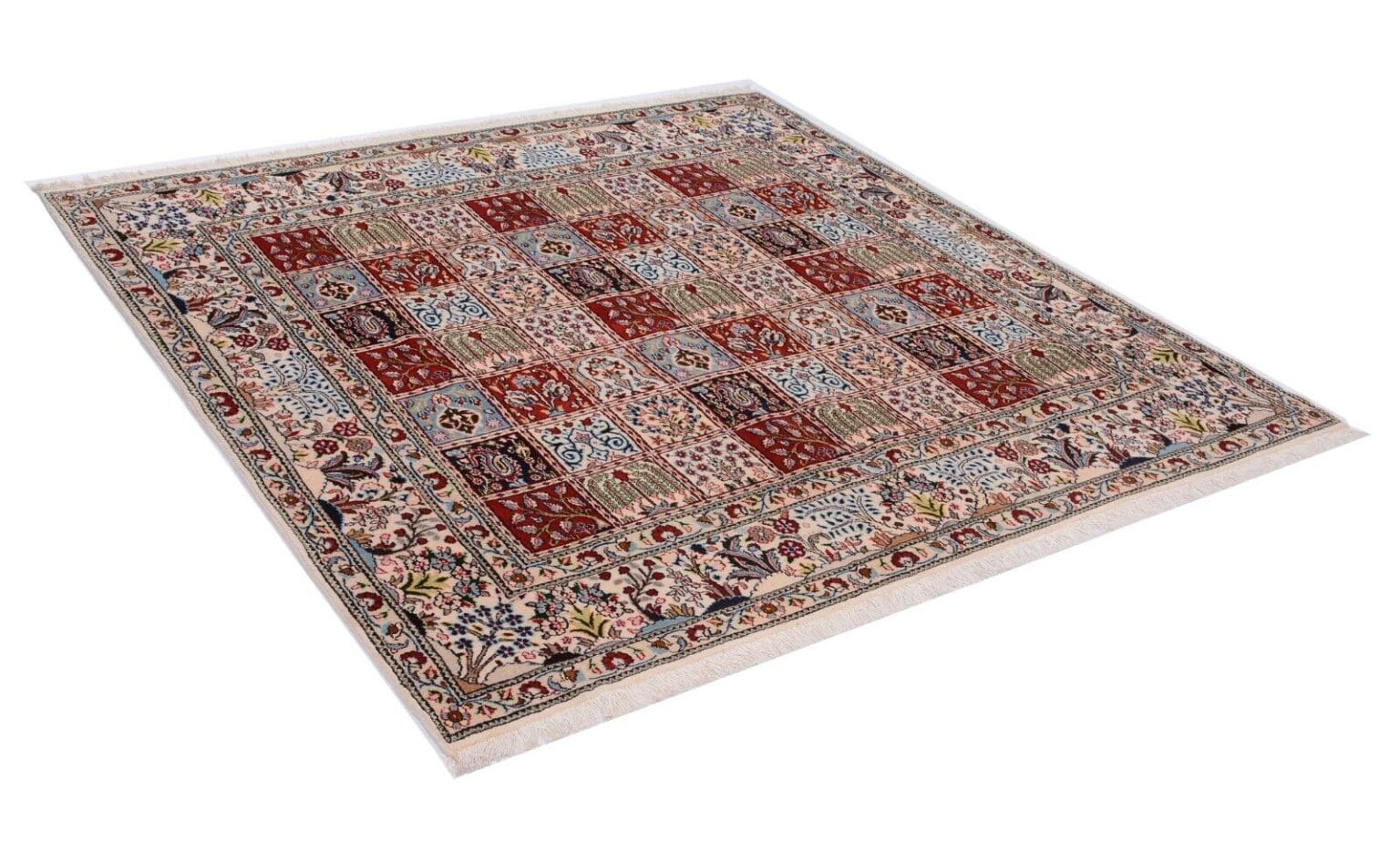 orientteppich-200-x-191-cm-moud-300000-knoten-handgeknupft-3 Perserteppich Moud 200 x 191 cm Wolle handgeknüpft