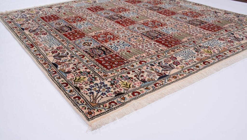 orientteppich-200-x-191-cm-moud-300000-knoten-handgeknupft-5 Perserteppich Moud 200 x 191 cm Wolle handgeknüpft