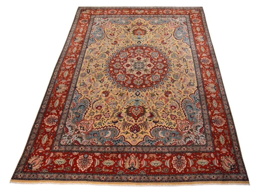 Perserteppich Tabriz 412 x 303 cm Wolle handgeknüpft