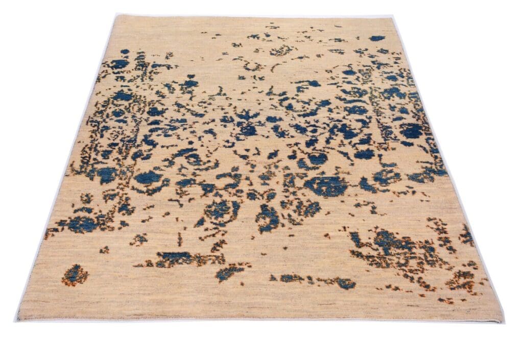 perserteppich-222-x-170-cm-300000-knoten-handgeknupft-beige Perserteppich 222 x 170 cm Schurwolle handgeknüpft