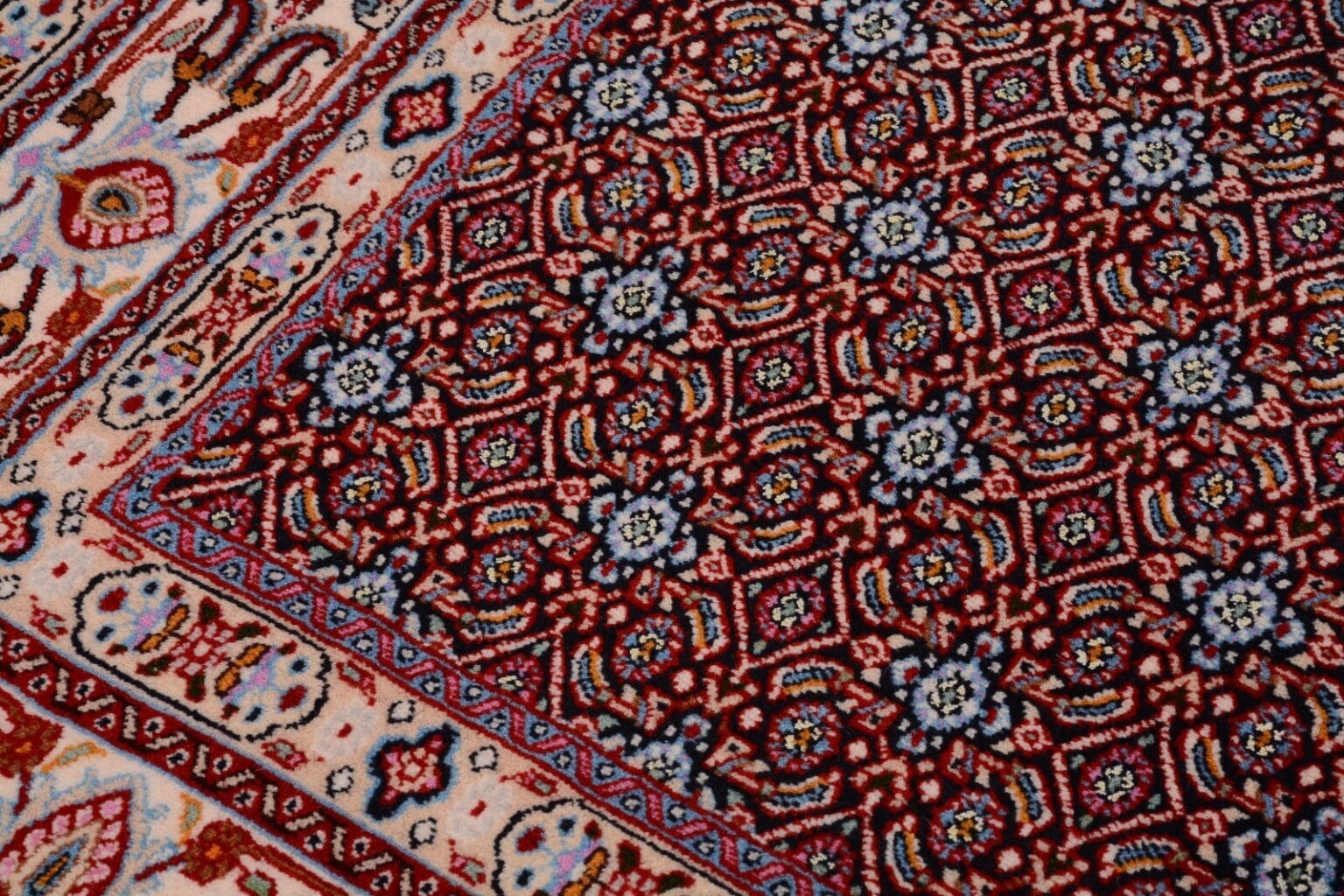 Perserteppich Moud 197x146 cm Wolle handgeknüpft