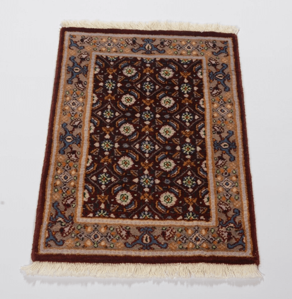 Perserteppich Moud 60x40 cm Wolle handgeknüpft