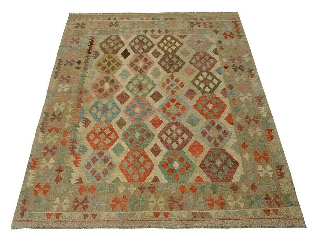 Orientteppich Afghanistan 233 x 175 cm Wolle handgewebt