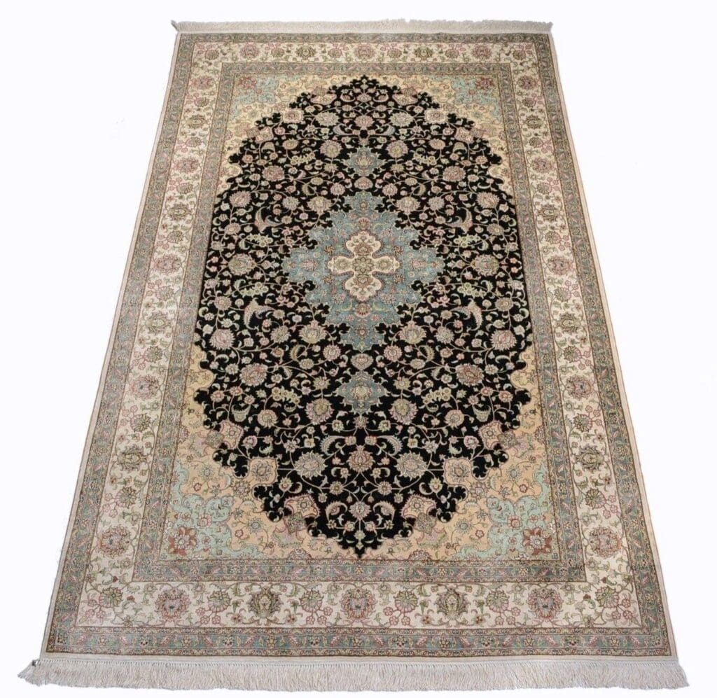 Orientteppich China 244 x 152 cm Seide handgeknüpft