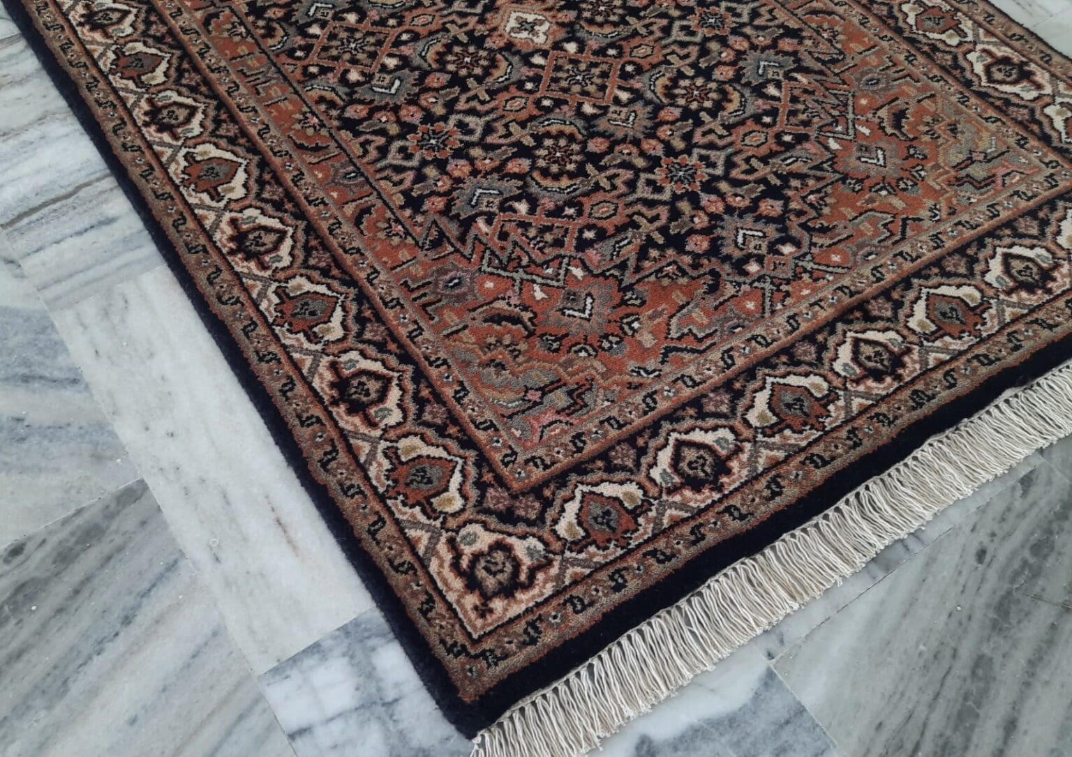 Orientteppich Bidjar 90x160 cm Wolle handgeknüpft