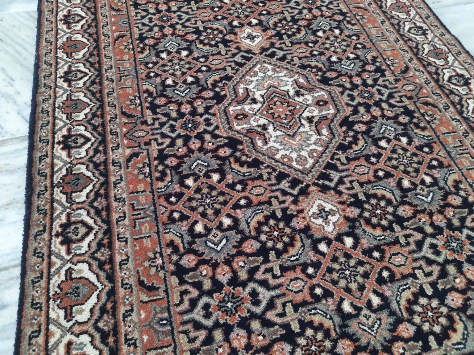 Orientteppich Bidjar 90x160 cm Wolle handgeknüpft