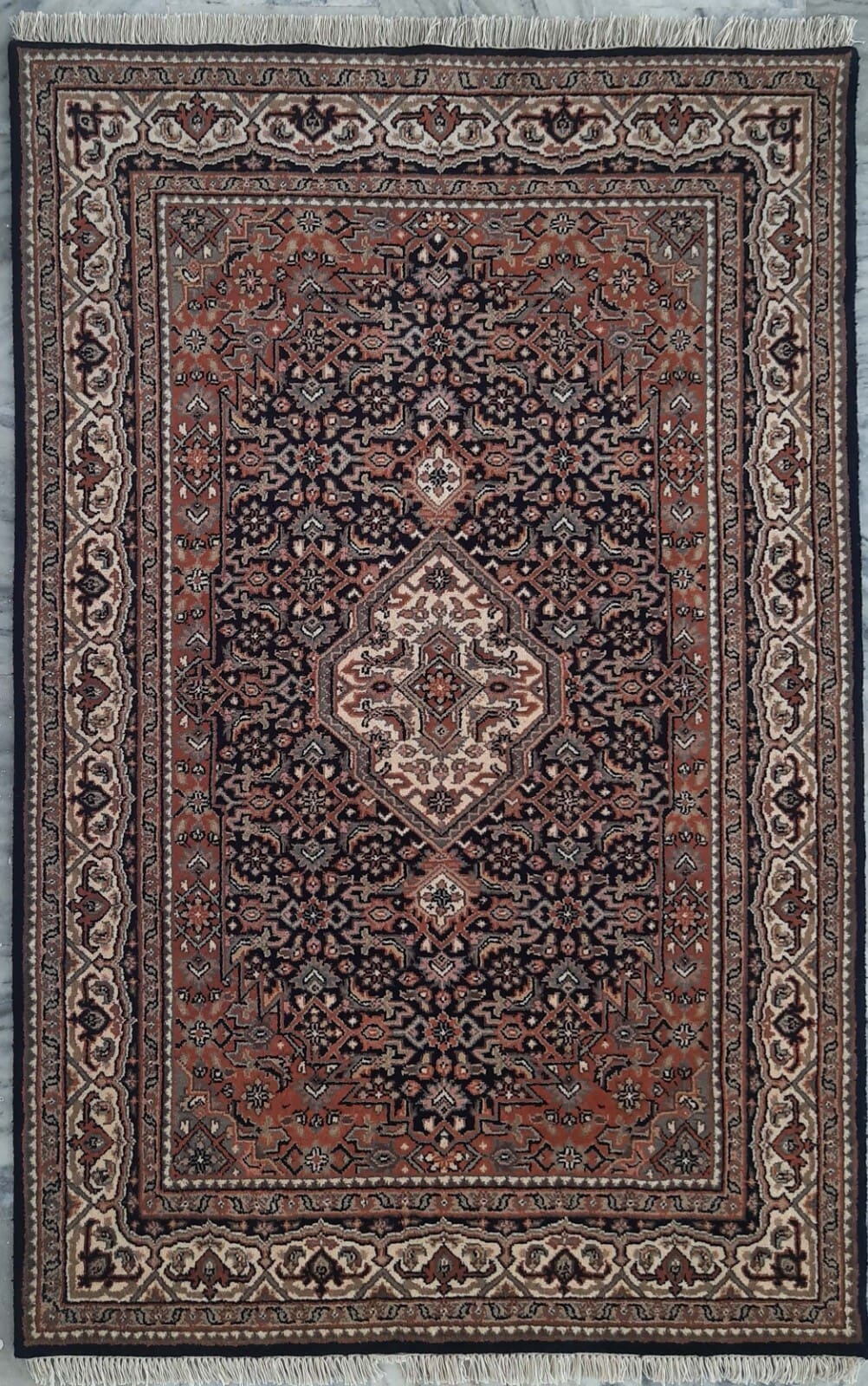 Orientteppich Bidjar 90x160 cm Wolle handgeknüpft