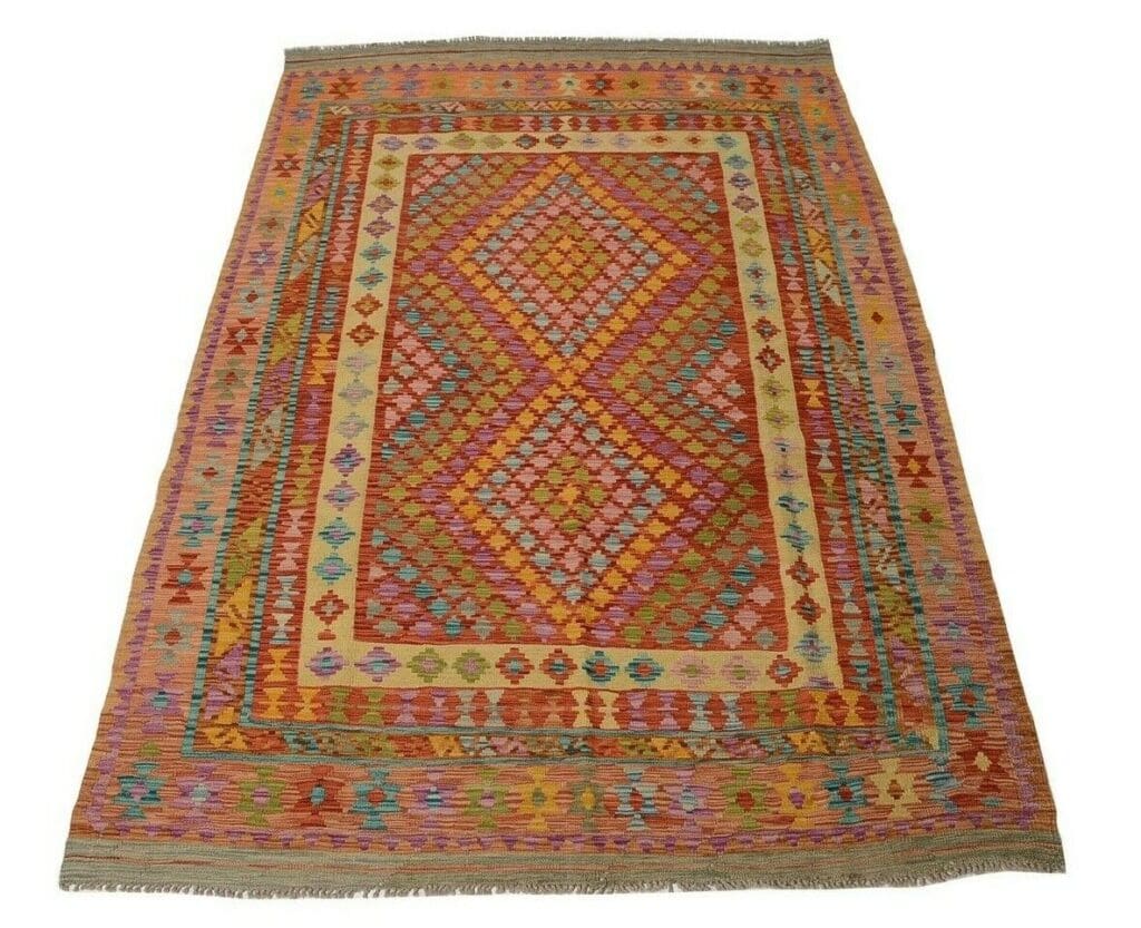Orientteppich Afghanistan 264 x 174 cm Wolle handgewebt