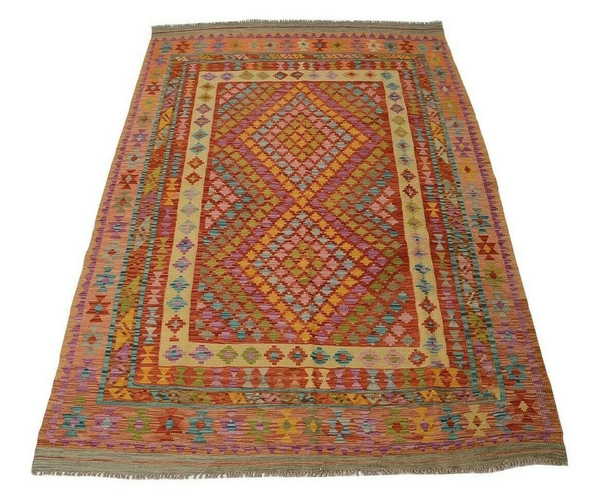 Orientteppich Afghanistan 264 x 174 cm Wolle handgewebt