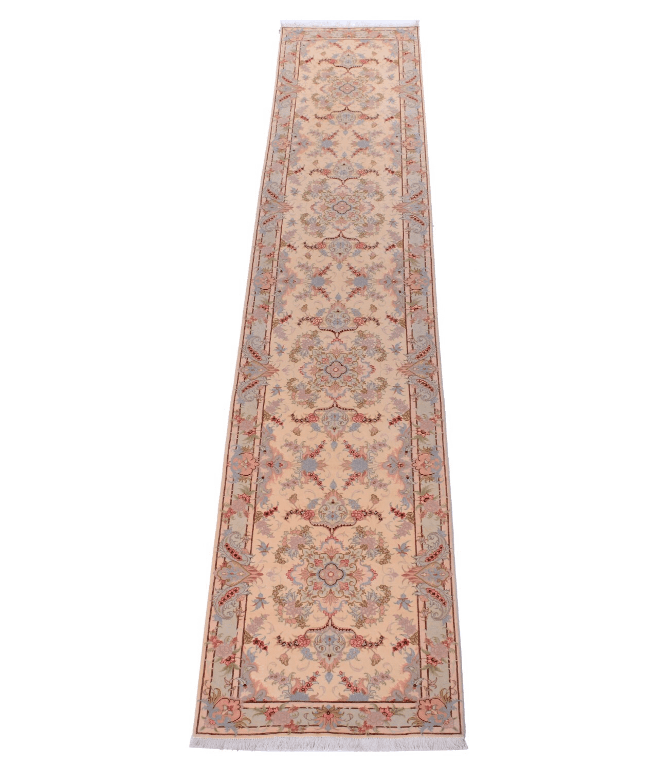 Perserteppich Tabriz 433x87 cm Wolle handgeknüpft
