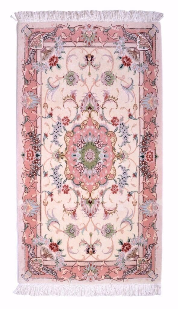 Perserteppich Tabriz 131 x 72 cm Wolle handgeknüpft