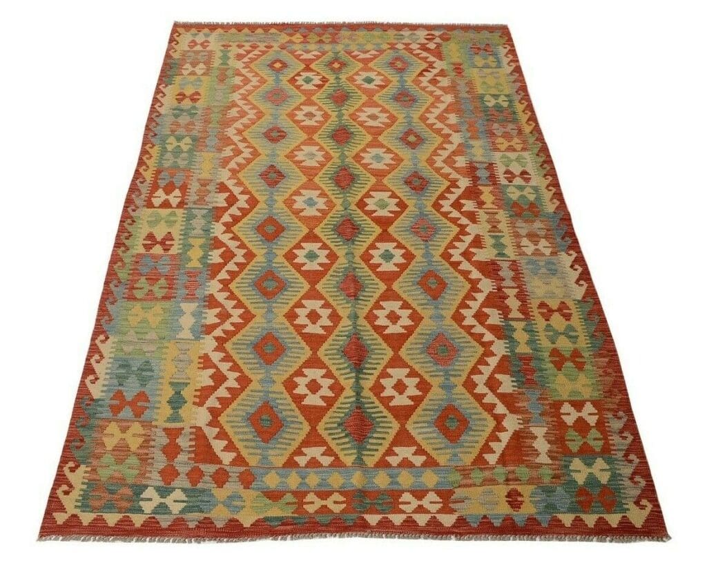 Orientteppich Afghanistan 266 x 175 cm Wolle handgewebt