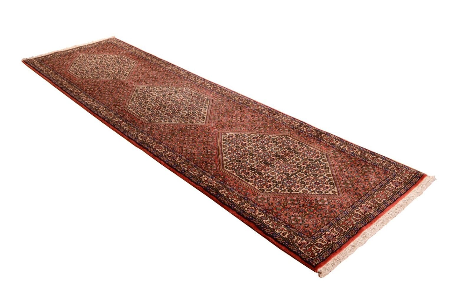 Perserteppich Bidjar Tekab 320 x 90 cm Wolle handgeknüpft