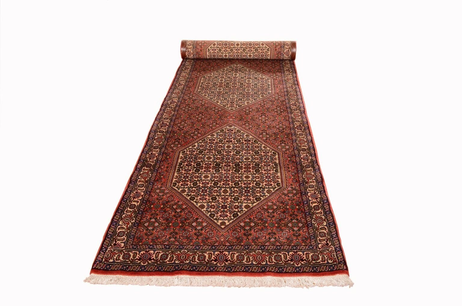 Perserteppich Bidjar Tekab 320 x 90 cm Wolle handgeknüpft
