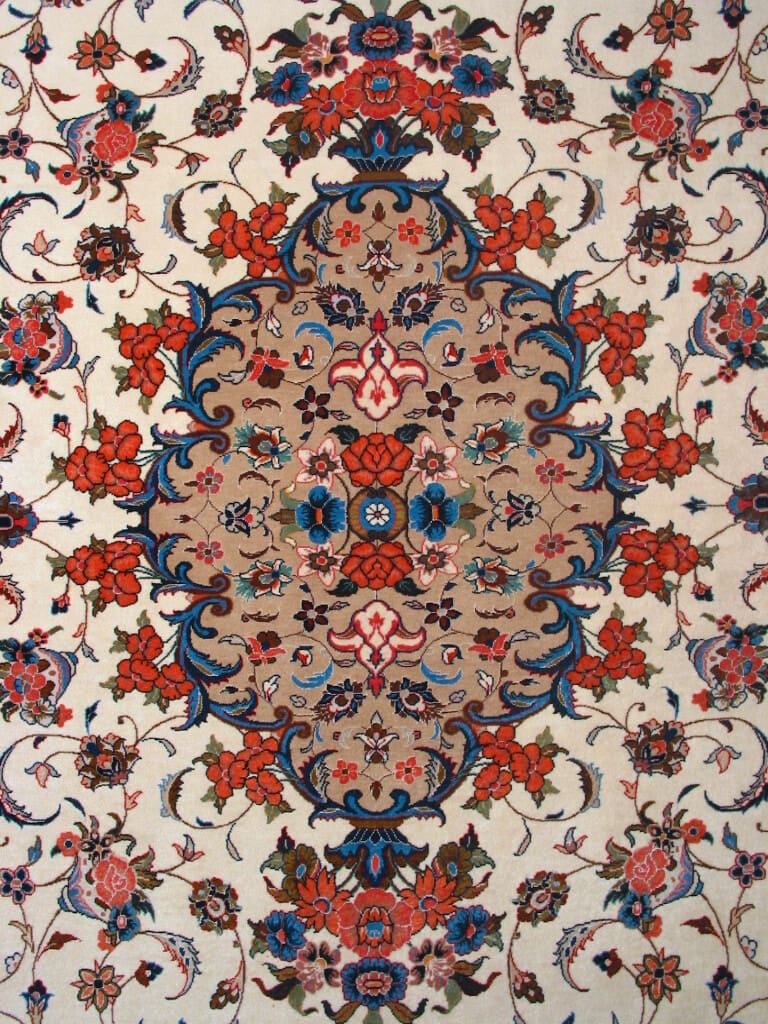 Perserteppich 210x133 cm Wolle handgeknüpft
