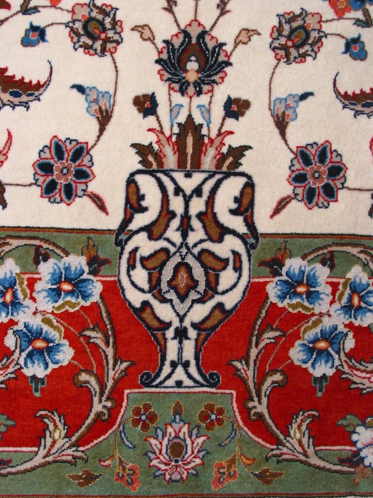 Perserteppich 210x133 cm Wolle handgeknüpft