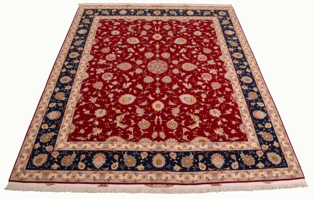 Perserteppich Tabriz 307x255 cm Schurwolle handgeknüpft