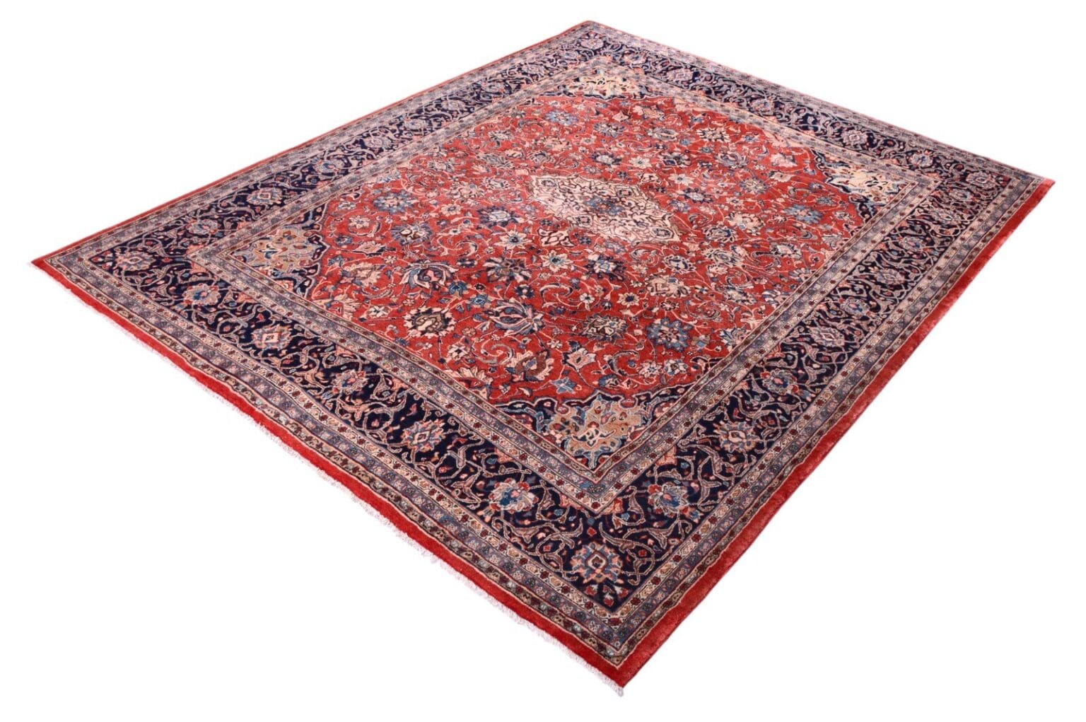 Perserteppich Sarough 377 x 297 cm Wolle handgeknüpft