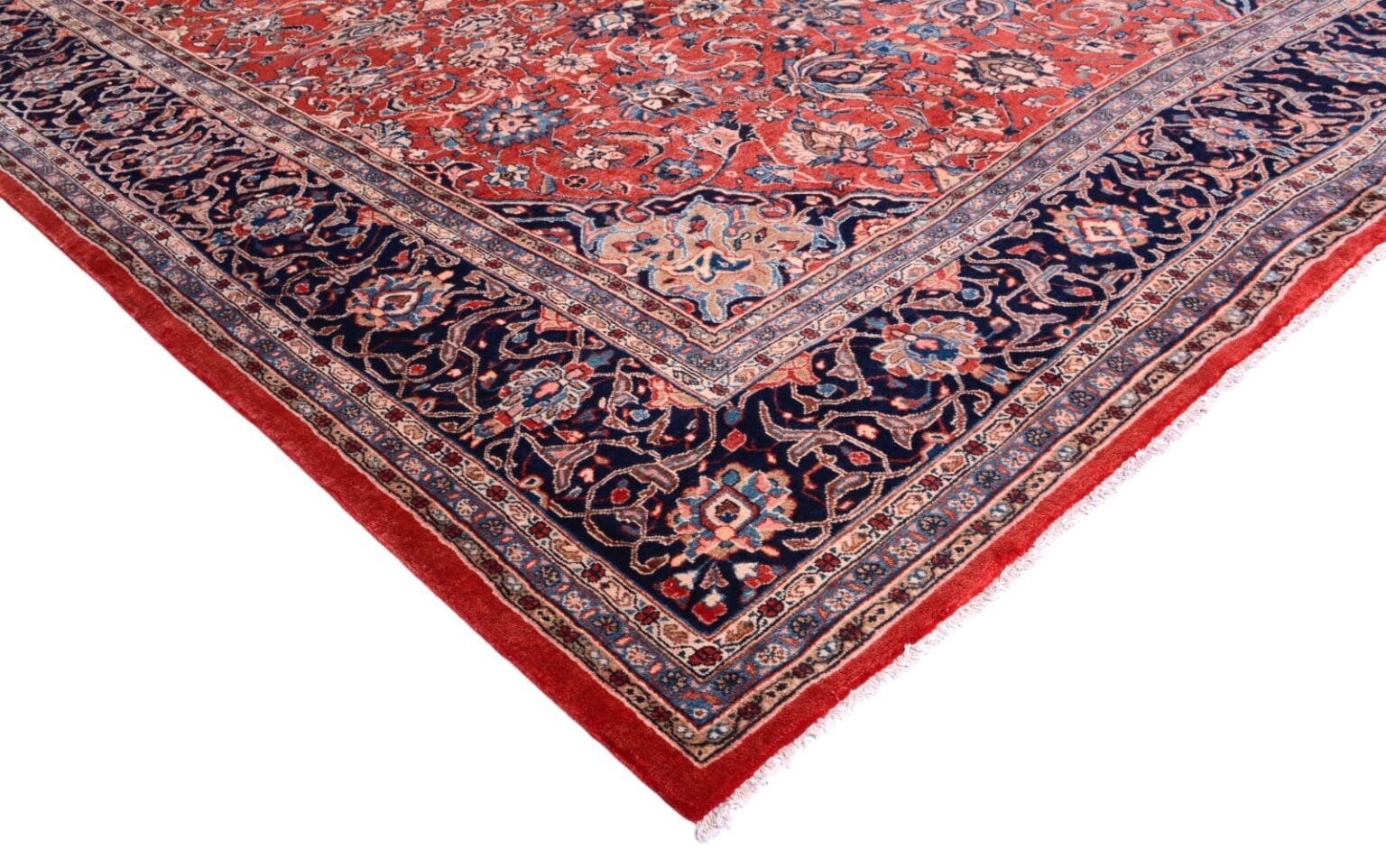 Perserteppich Sarough 377 x 297 cm Wolle handgeknüpft