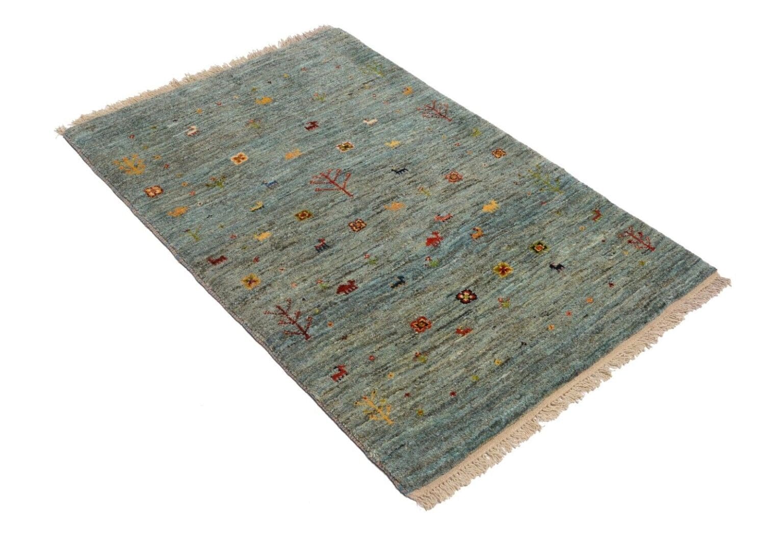 Perserteppich Loribaft 120 x 83 cm Wolle handgeknüpft