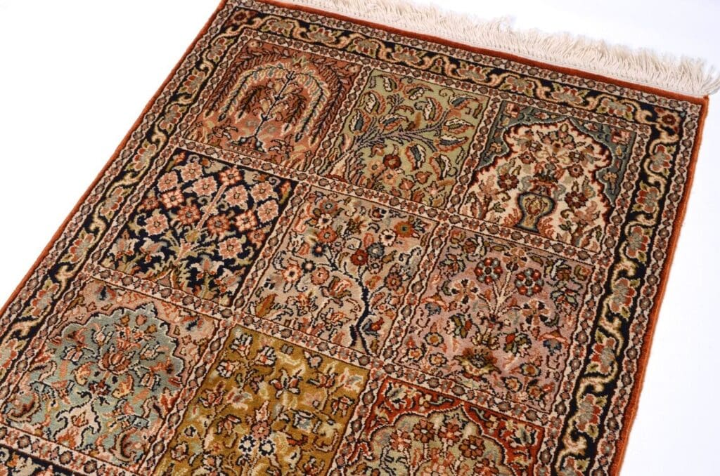 Orientteppich 208 x 62 cm Seide handgeknüpft