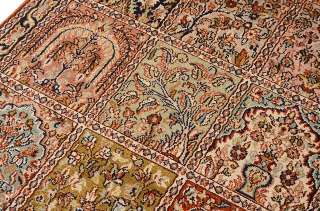 Orientteppich 208 x 62 cm Seide handgeknüpft