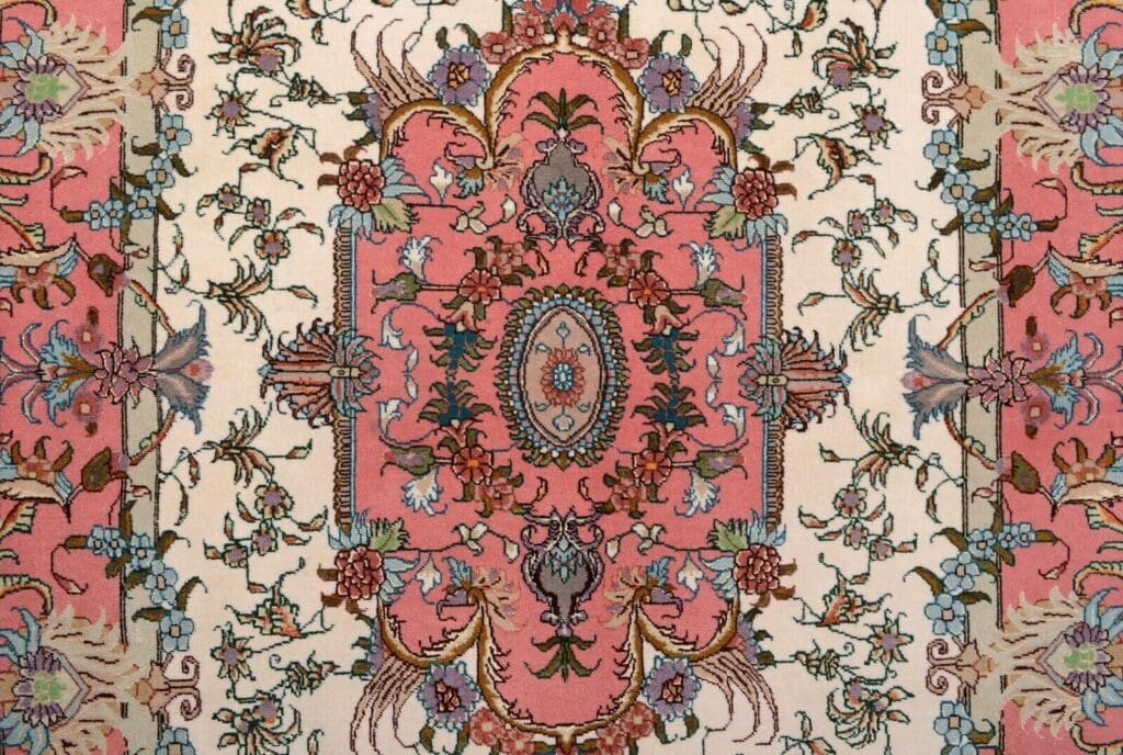 Perserteppich Tabriz 157 x 100 cm Wolle handgeknüpft