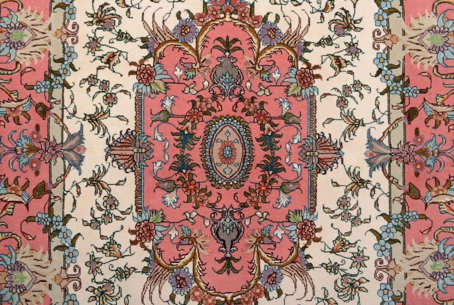 Perserteppich Tabriz 157 x 100 cm Wolle handgeknüpft