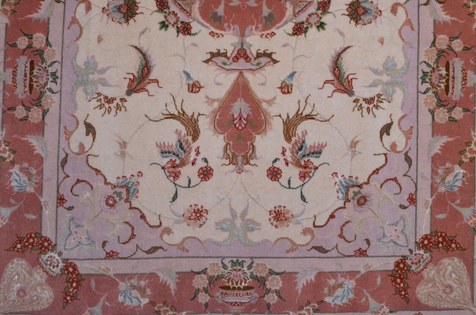 Perserteppich 155 x 104 cm Wolle handgeknüpft