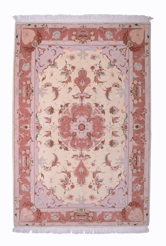 Perserteppich 155 x 104 cm Wolle handgeknüpft