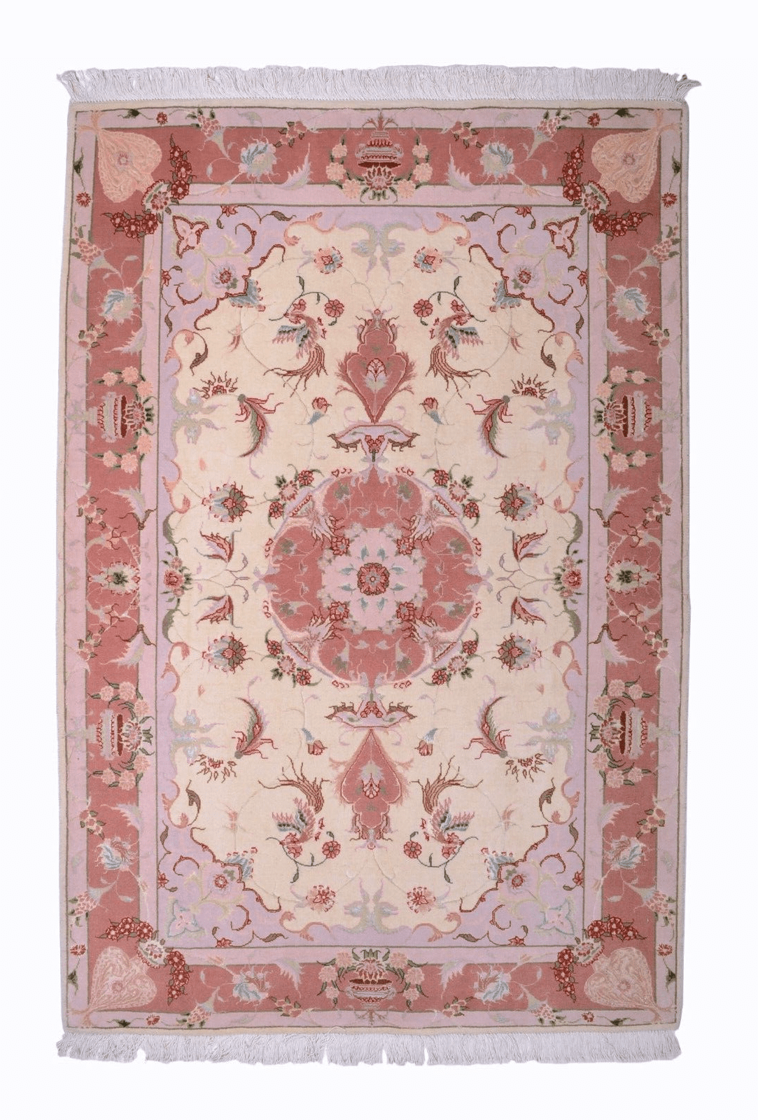 Perserteppich 155 x 104 cm Wolle handgeknüpft