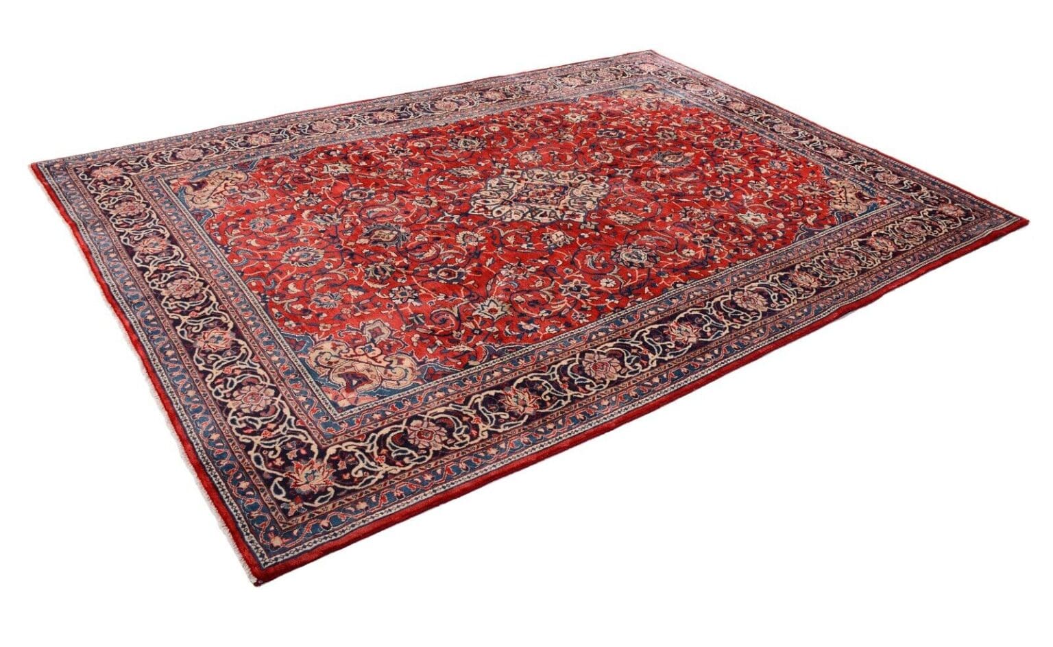 Perserteppich Sarough 313 x 219 cm Wolle handgeknüpft