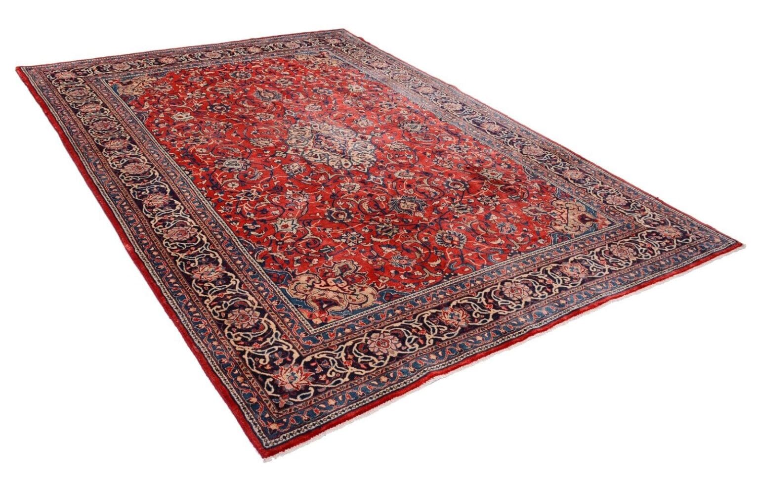 Perserteppich Sarough 313 x 219 cm Wolle handgeknüpft