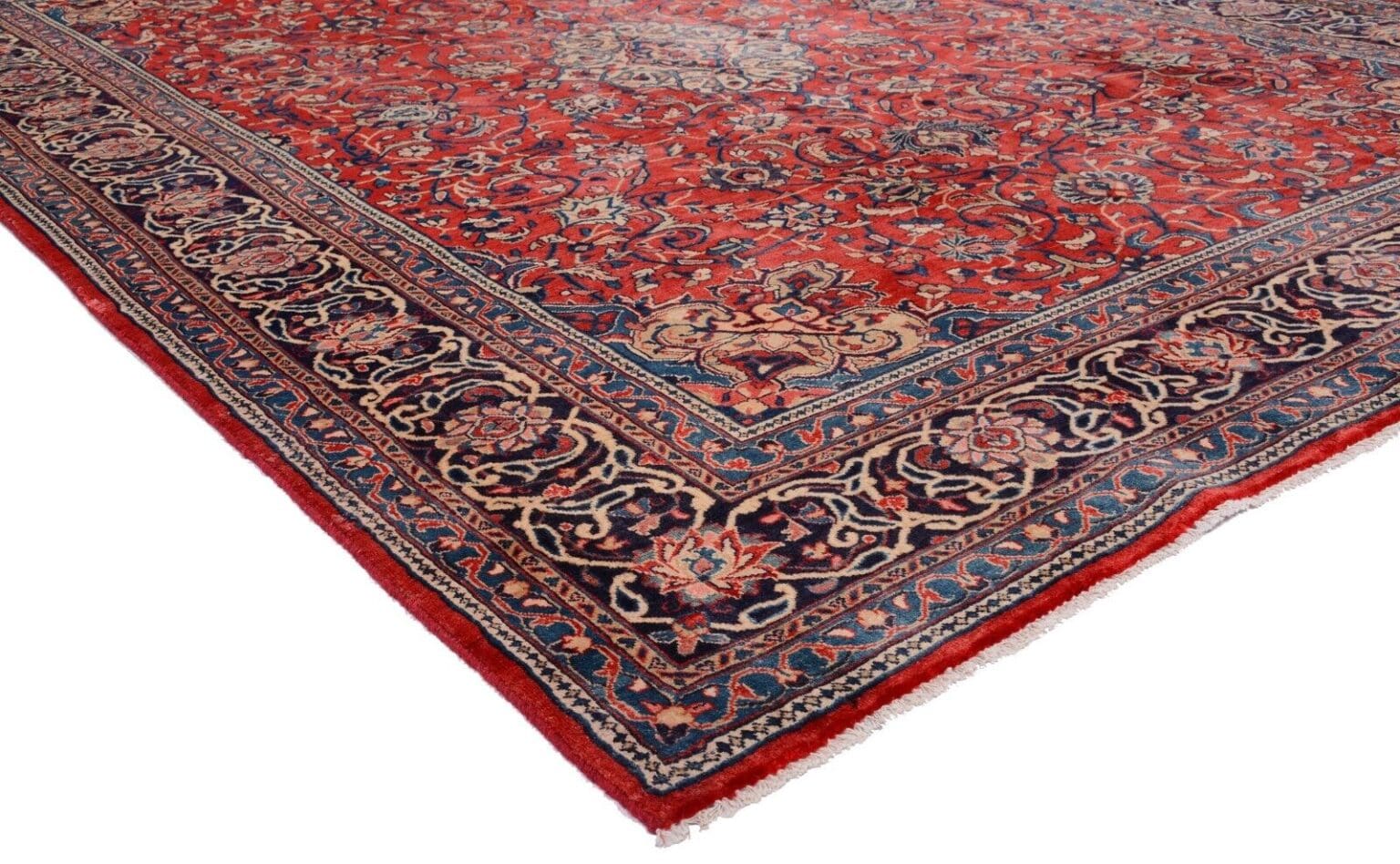 Perserteppich Sarough 313 x 219 cm Wolle handgeknüpft