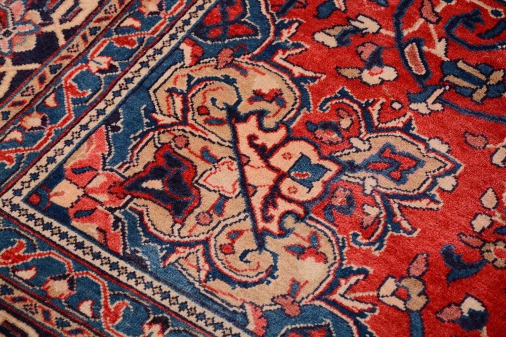 Perserteppich Sarough 313 x 219 cm Wolle handgeknüpft