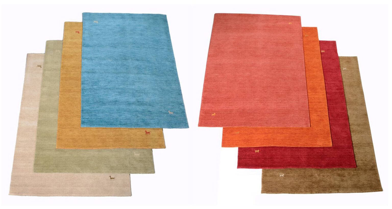 Orientteppich Gabbeh 228 x 158 cm Schurwolle handgewebt
