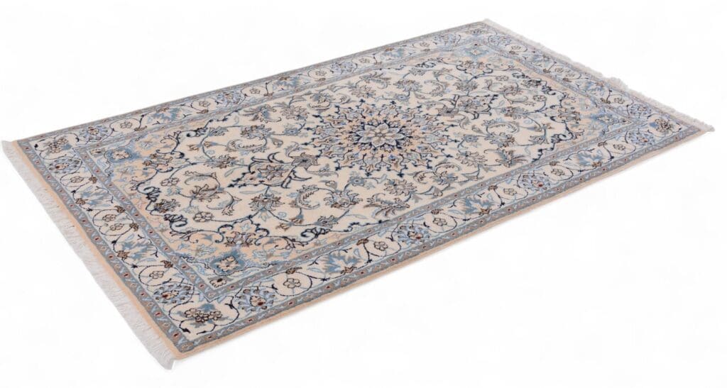 Perserteppich Nain 205 x 120 cm Wolle handgeknüpft