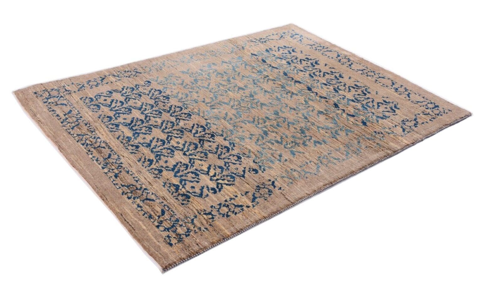perserteppich-201x146-cm-300000-knoten-handgeknupft-beige-1 Perserteppich Qashqai 201 x 146 cm Wolle handgeknüpft