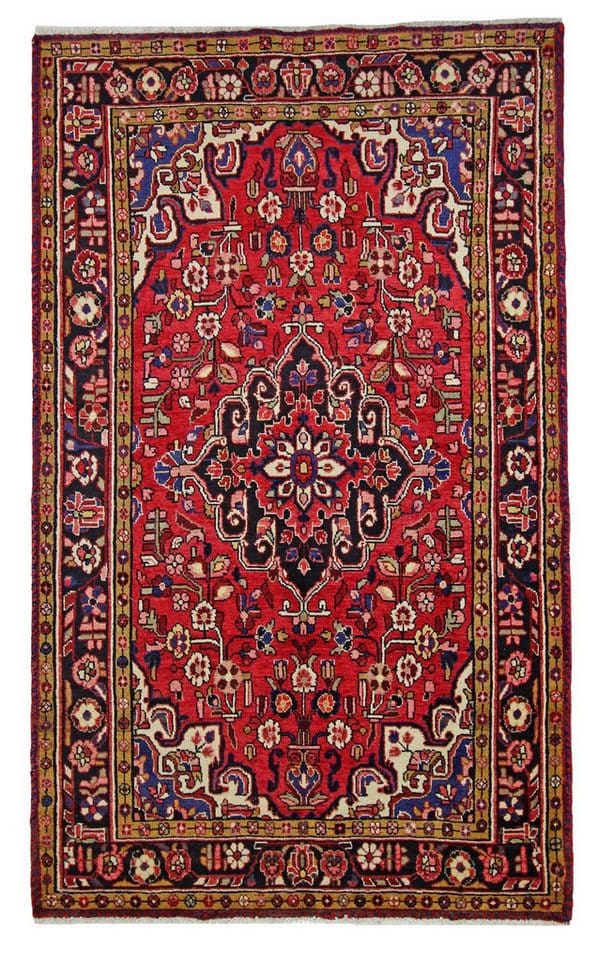 Perserteppich Hamadan 255 x 153 cm Wolle handgeknüpft